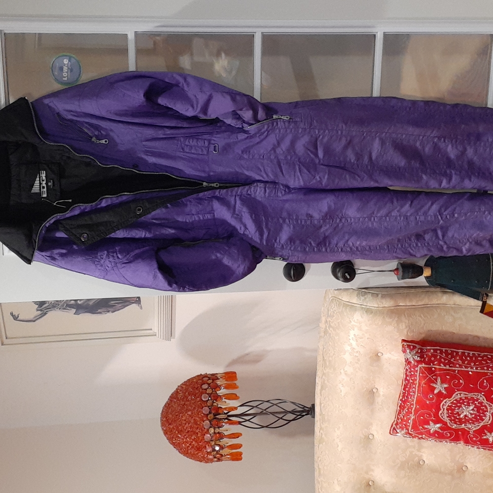 Vintage Edge purple snow suit.